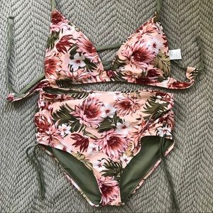 High waisted Swimsuit (Never Worn)
